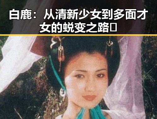 白鹿：从清新少女到多面才女的蜕变之路✨